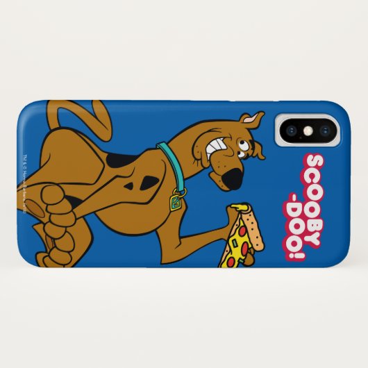 Coques Case-Mate iPhone Scooby Doo Avec Pizza Slice (Dos (Horizontal))