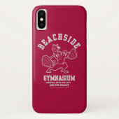 Coques Case-Mate iPhone Scooby-Doo "Beachside Gymnasium" Weightlifting (Dos)
