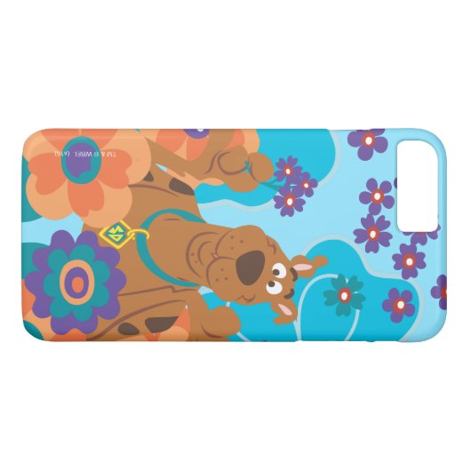 Coques Case-Mate iPhone Scooby-Doo En Fleurs (Dos (Horizontal))