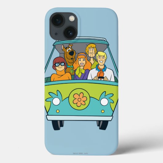 Coques Case-Mate iPhone Scooby-Doo & Gang Mystery Machine (Verso)