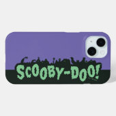 Coques Case-Mate iPhone Scooby-Doo ! Logo Monster Silhouette (Verso (horizontal))