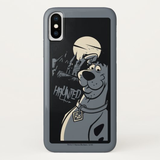 Coques Case-Mate iPhone Scooby-Doo Noir Haunted Mansion Graphisme (Dos)