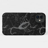 Coques Case-Mate iPhone Scorpio Constellation Hevelius vers 1690 sur Noir (Dos (Horizontal))