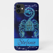 Coques Case-Mate iPhone Scorpio en bleu foncé (Dos)