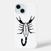 Coques Case-Mate iPhone Scorpio noir Scorpion étoile (Verso)