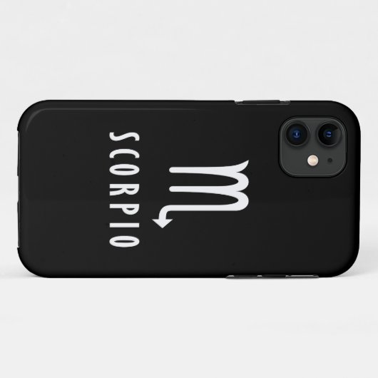 Coques Case-Mate iPhone Scorpio signe zodiaque (Dos (Horizontal))
