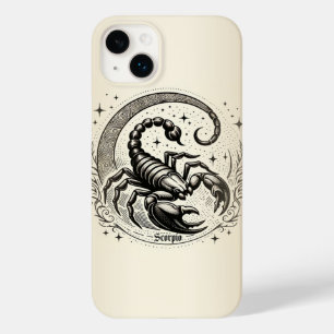 Coque Pour iPhone 14 Plus Scorpion Croissant Lune Astrologie Zodiaque Scorpi