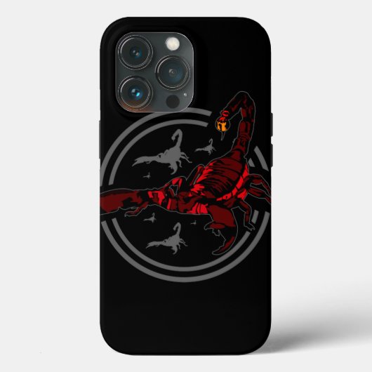 Coques Case-Mate iPhone Scorpion rouge (Verso)
