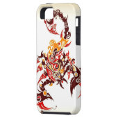Coques Case-Mate iPhone Scorpion tribal (Dos gauche)
