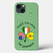 Coques Case-Mate iPhone Scot Lion Irish USA Shamrock Personnalisé (Verso)