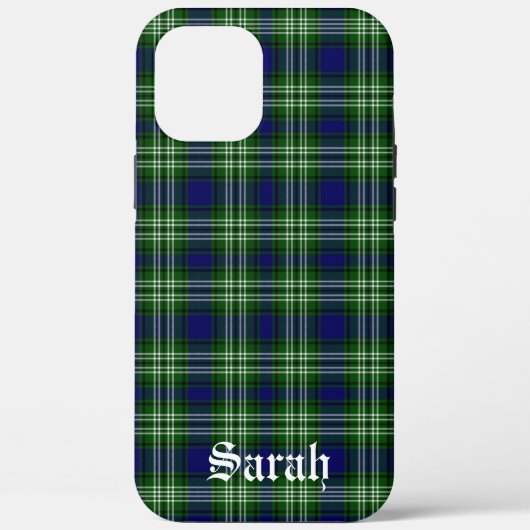 Coques Case-Mate iPhone Scotland Tweedside District Tartan Personnalisé (Verso)