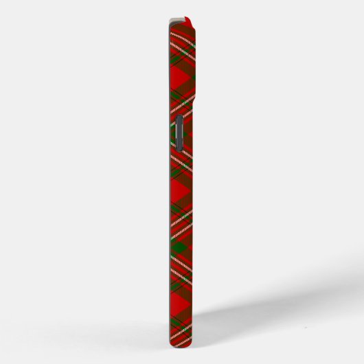 Coques Case-Mate iPhone Scott tartan rouge vert plaid (Verso / Droite)