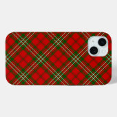 Coques Case-Mate iPhone Scott tartan rouge vert plaid (Verso (horizontal))
