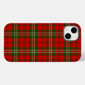 Coques Case-Mate iPhone Scott tartan rouge vert plaid (Verso (horizontal))