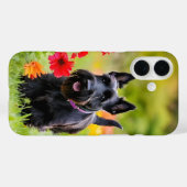 Coques Case-Mate iPhone Scottie Terrier Jouer dans l'herbe (Verso (horizontal))