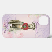 Coques Case-Mate iPhone Scottish Deerhound Heart Maman (Verso (horizontal))