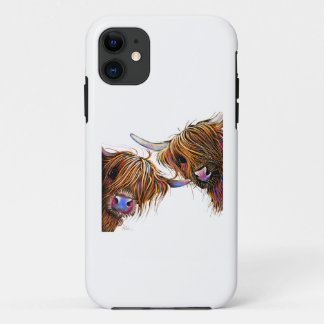 Case-Mate iPhone Case Scottish Highland Cow ‘ S&N’ par Shirley MacArthur