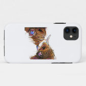 Coques Case-Mate iPhone Scottish Highland Cow ‘ S&N’ par Shirley MacArthur (Dos (Horizontal))