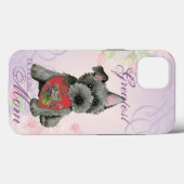 Coques Case-Mate iPhone Scottish Terrier Heart Mom (Verso (horizontal))