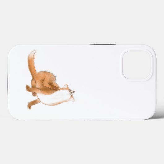 Coques Case-Mate iPhone Scratching fox (Verso (horizontal))