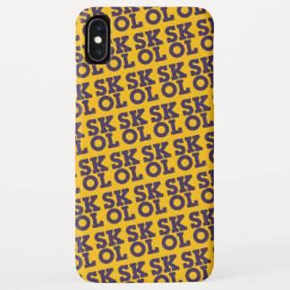 Case-Mate iPhone Case Script de bloc "SKOL" - Boîtier téléphonique (Jaun