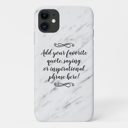 Coques Case-Mate iPhone Script de la phrase de devis Inspiration personnal (Dos)