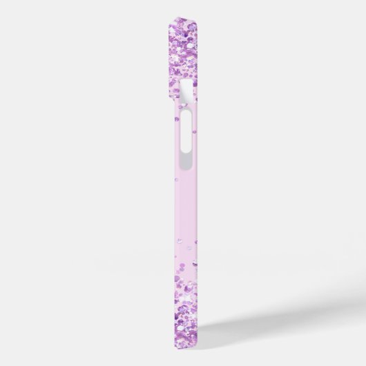 Coques Case-Mate iPhone Script de nom rose pâle (Verso / Gauche)