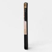 Coques Case-Mate iPhone Script et coeurs d'amour photo personnalisés (Dos/Gauche)