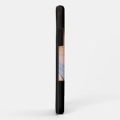 Coques Case-Mate iPhone Script et coeurs d'amour photo personnalisés (Dos/Droite)