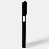 Coques Case-Mate iPhone Script féminin Black Gold moderne Monogramme (Verso / Droite)