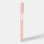 Coques Case-Mate iPhone Script Feminine Rose-Bleu Moderne Monogramme (Verso / Droite)