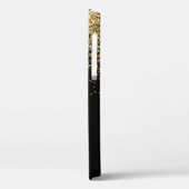 Coques Case-Mate iPhone Script Gold Black Elegant (Verso / Gauche)