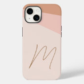 Coques Case-Mate iPhone Script initial simple moderne monogrammé (Verso)
