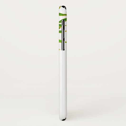 Coques Case-Mate iPhone Script manuscrit floral (Dos/Gauche)