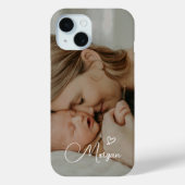 Coques Case-Mate iPhone Script moderne Custom Family Full Photo (Verso)