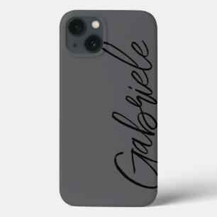 Case-Mate iPhone Case Script moderne élégant Monogramme noir