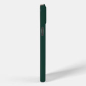 Coques Case-Mate iPhone Script moderne Emerald Green Monogram (Verso / Droite)