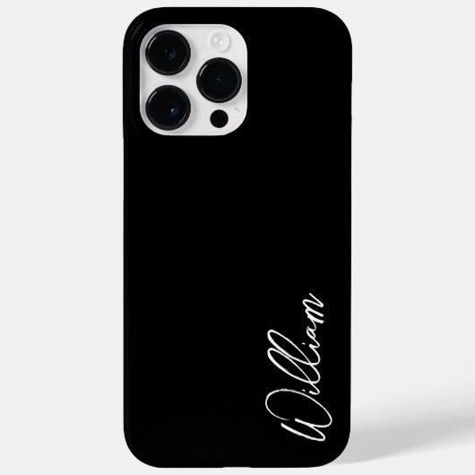Coques Case-Mate iPhone Script moderne Nom personnalisé Coque-Mate iPhone  (Verso)