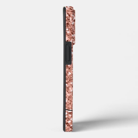 Coques Case-Mate iPhone Script moderne Rose tendance Parties scintillant o (Verso / Droite)