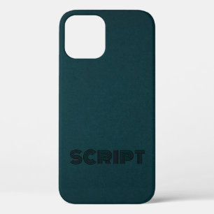 Case-Mate iPhone Case Script Monogramme foncé élégant