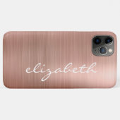 Coques Case-Mate iPhone Script personnalisé moderne Rose Gold (Dos (Horizontal))