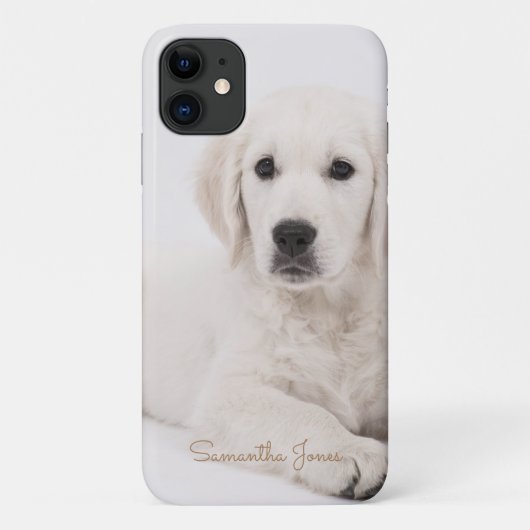 Coques Case-Mate iPhone Script photo de maman chien personnalisé Simple mo (Dos)