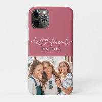 Script photo girly fun typographie meilleurs amis