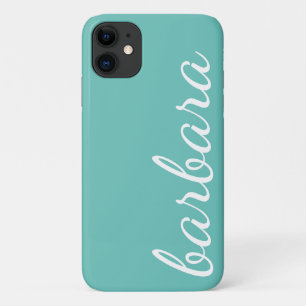 Case-Mate iPhone Case Script tendance à la menthe verte personnalisé