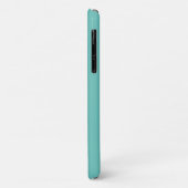 Coques Case-Mate iPhone Script tendance à la menthe verte personnalisé (Dos/Gauche)