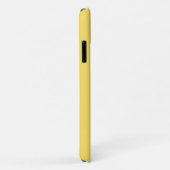 Coques Case-Mate iPhone Script tendance jaune personnalisé (Dos/Droite)