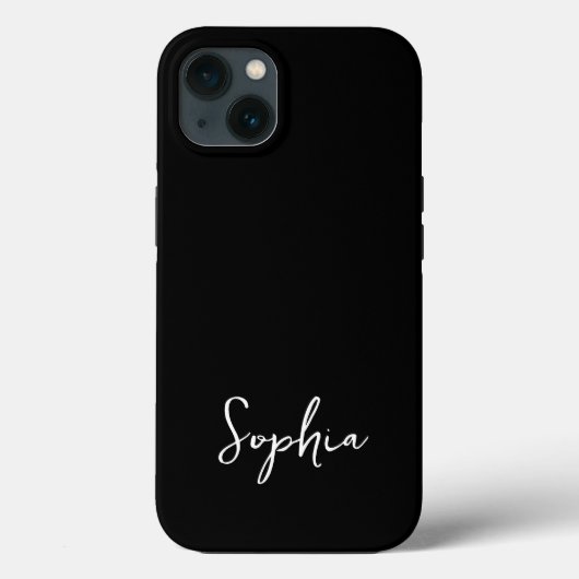 Coques Case-Mate iPhone Script tendance moderne signature personnalisée No (Verso)