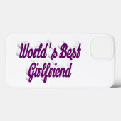 Coques Case-Mate iPhone Script violet petite amie (Verso (horizontal))