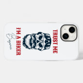 Coques Case-Mate iPhone Scull de barbe | Motorcycle | Faites-moi confiance (Verso (horizontal))