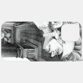 Coques Case-Mate iPhone Sculpture de château Dessin au crayon (Verso / Droite)